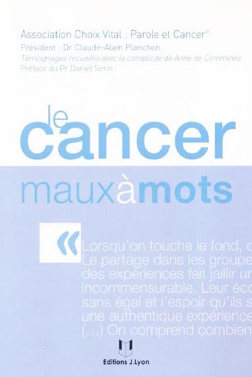 couverture de Le cancer maux à mots